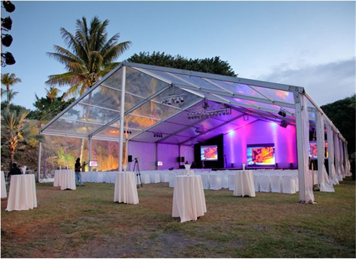 Carpa premium transparente para eventos