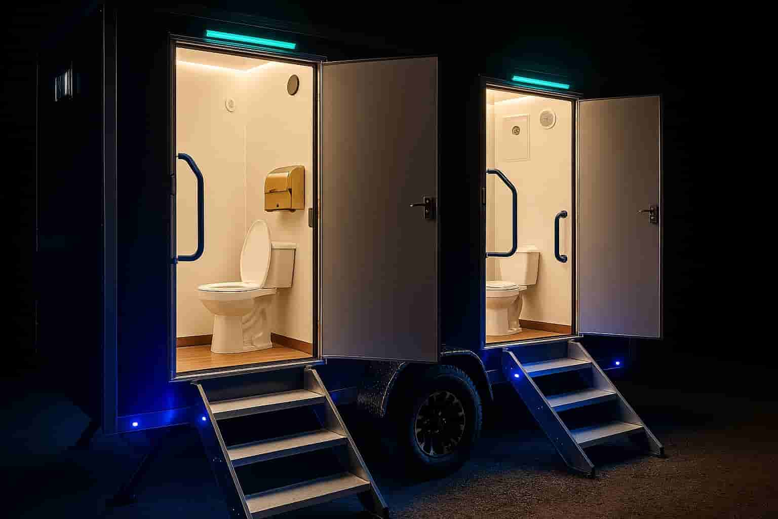 Módulo exterior de baños VIP de lujo